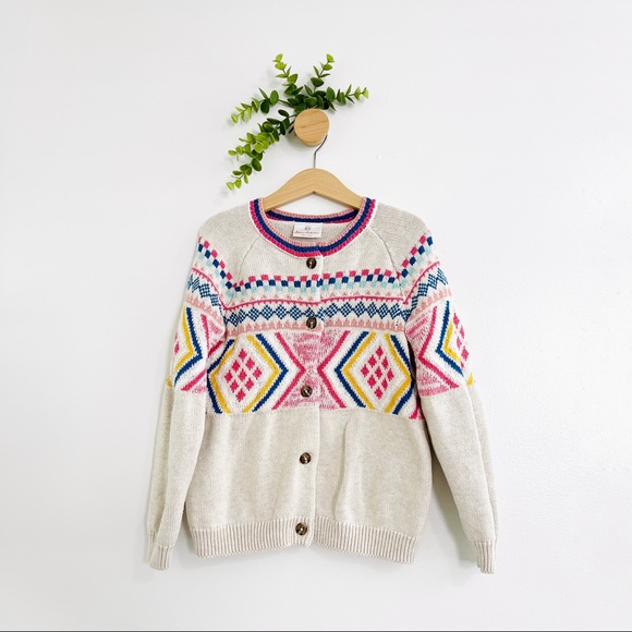 Hanna Andersson Other - Hanna Andersson Girl’s Cotton Knit Button Front Cardigan Sweater